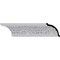 Ekena Millwork 3 1/2"H x 3 1/2"P x 5"F x 94 1/2"L, (6 3/8" Repeat), Rose Crown Moulding MLD03X03X05RO - alternate 1